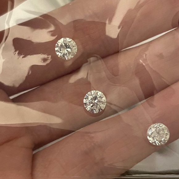 Estate 0.45ct natural earth-mined diamond vintage old round cut 1/2 carat 5mm - Picture 4 of 14